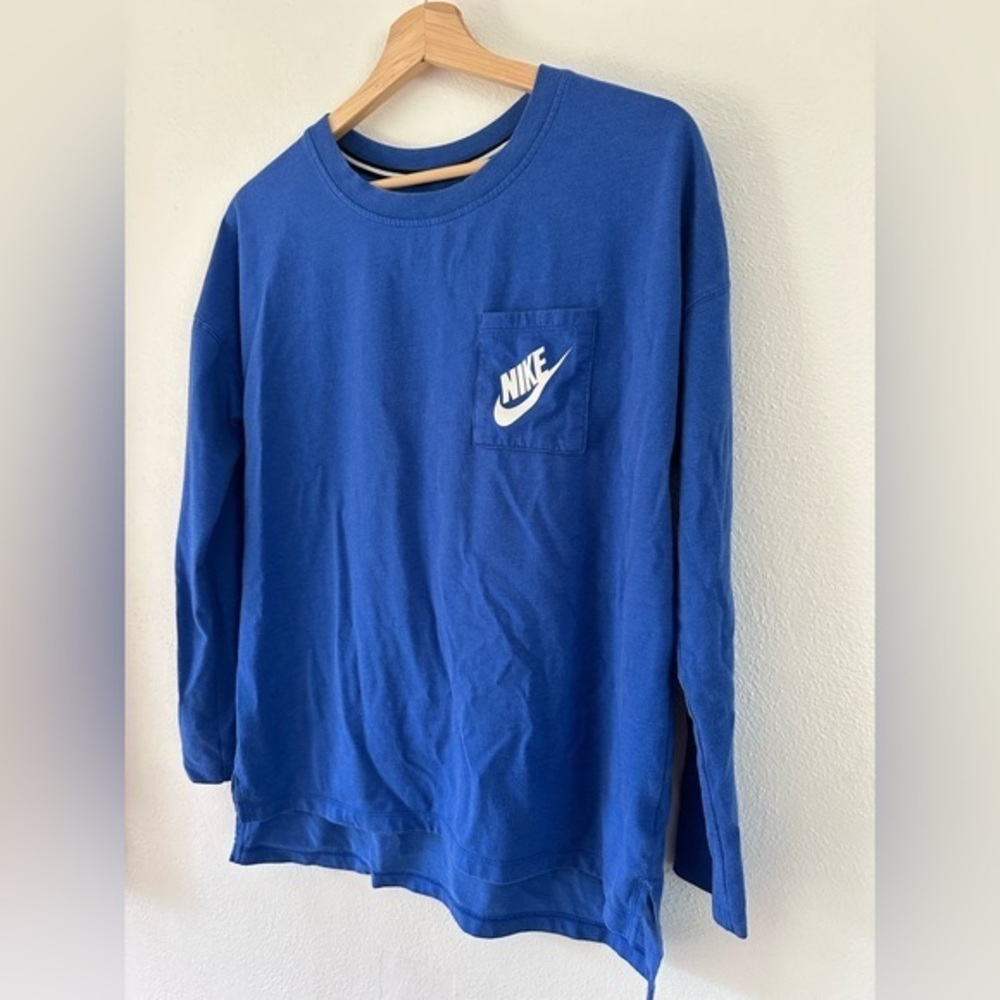 Nike Pocket Tee Unisex Long Sleeve Size S‎